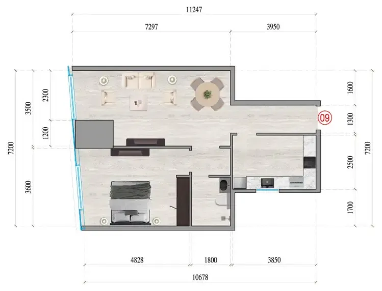 Tiger Group Al Ghaf Tower floor plan
