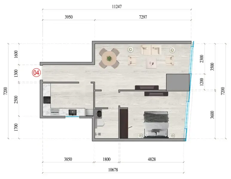 Tiger Group Al Ghaf Tower floor plan