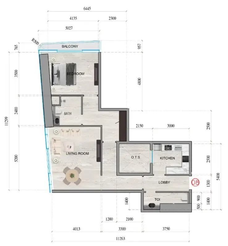Tiger Group Al Ghaf Tower floor plan