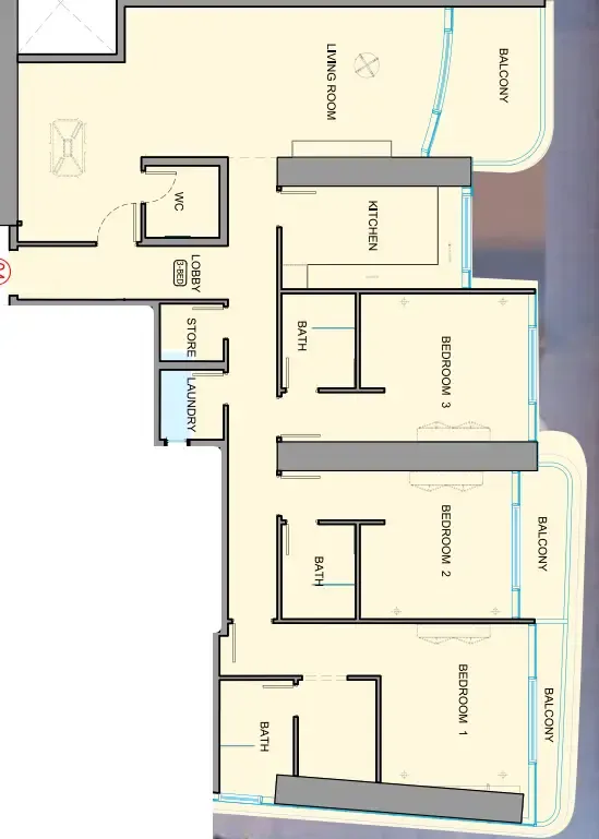 Tiger Group Al Ghaf Tower floor plan