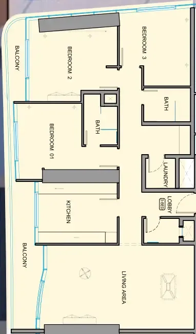 Tiger Group Al Ghaf Tower floor plan