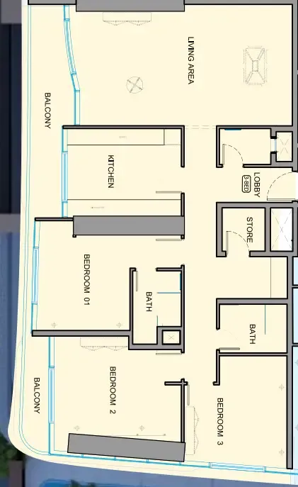 Tiger Group Al Ghaf Tower floor plan
