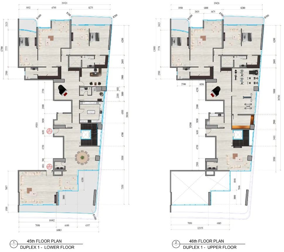 Tiger Group Al Ghaf Tower floor plan