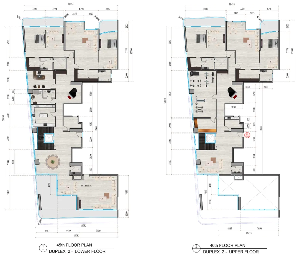 Tiger Group Al Ghaf Tower floor plan