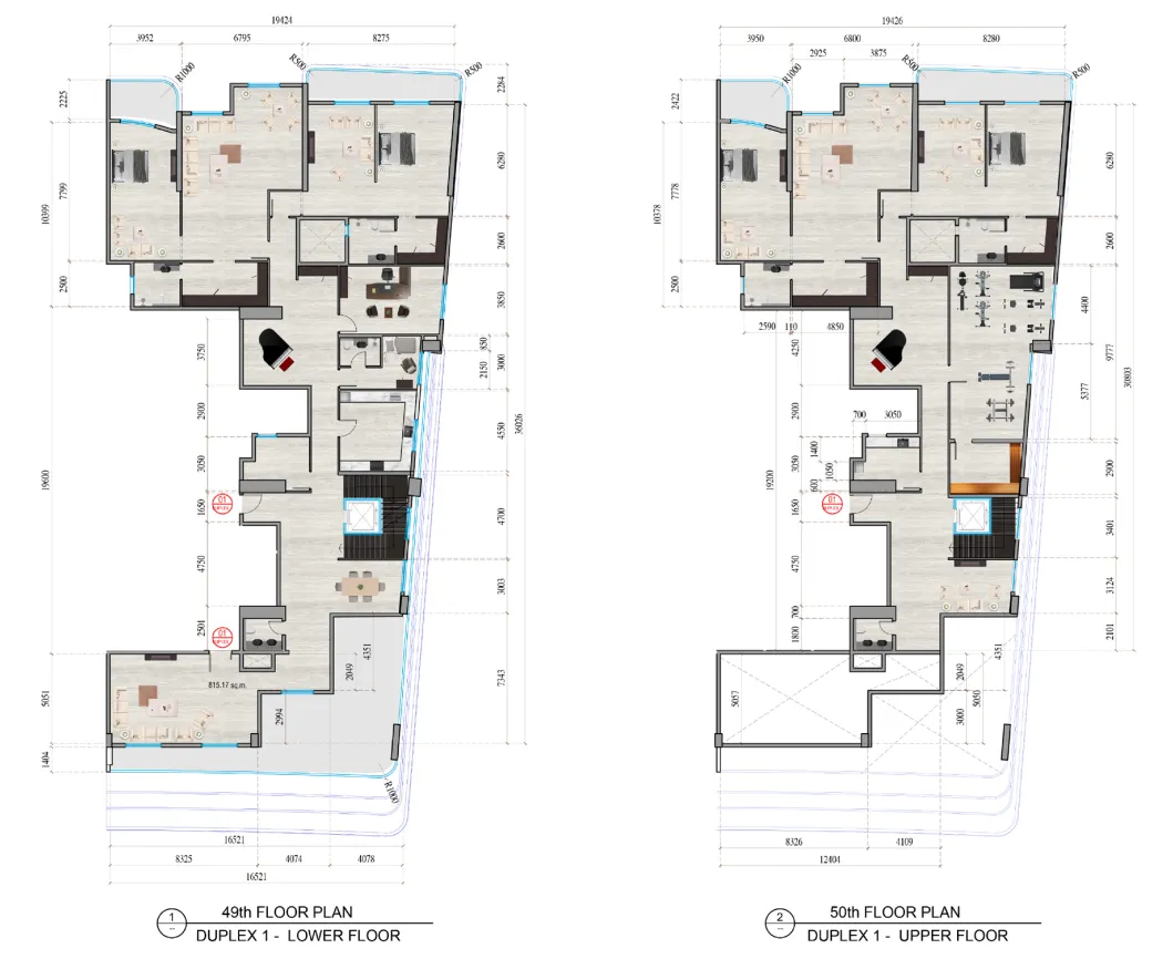 Tiger Group Al Ghaf Tower floor plan