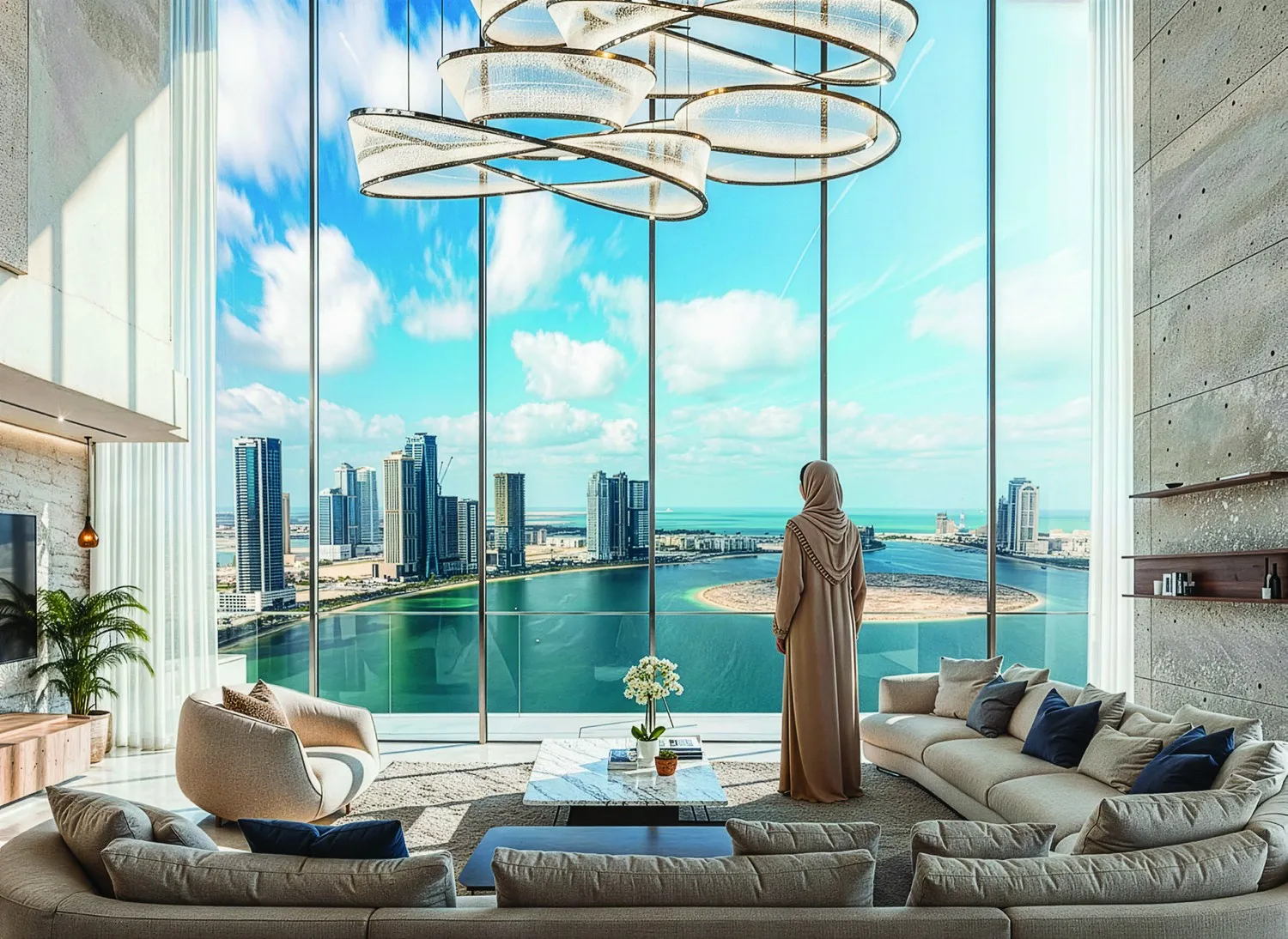 Interior at Al Ghaf Tower in Al Khan 2 Sharjah