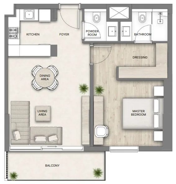 Al Hamra Al Hamra Greens floor plan
