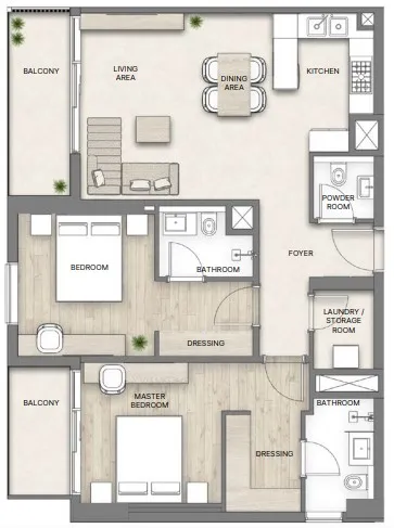 Al Hamra Al Hamra Greens floor plan