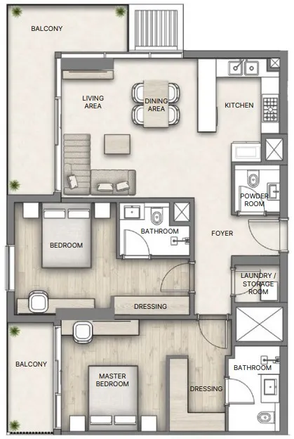 Al Hamra Al Hamra Greens floor plan