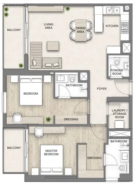 Al Hamra Al Hamra Greens floor plan