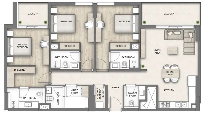 Al Hamra Al Hamra Greens floor plan