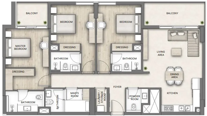 Al Hamra Al Hamra Greens floor plan