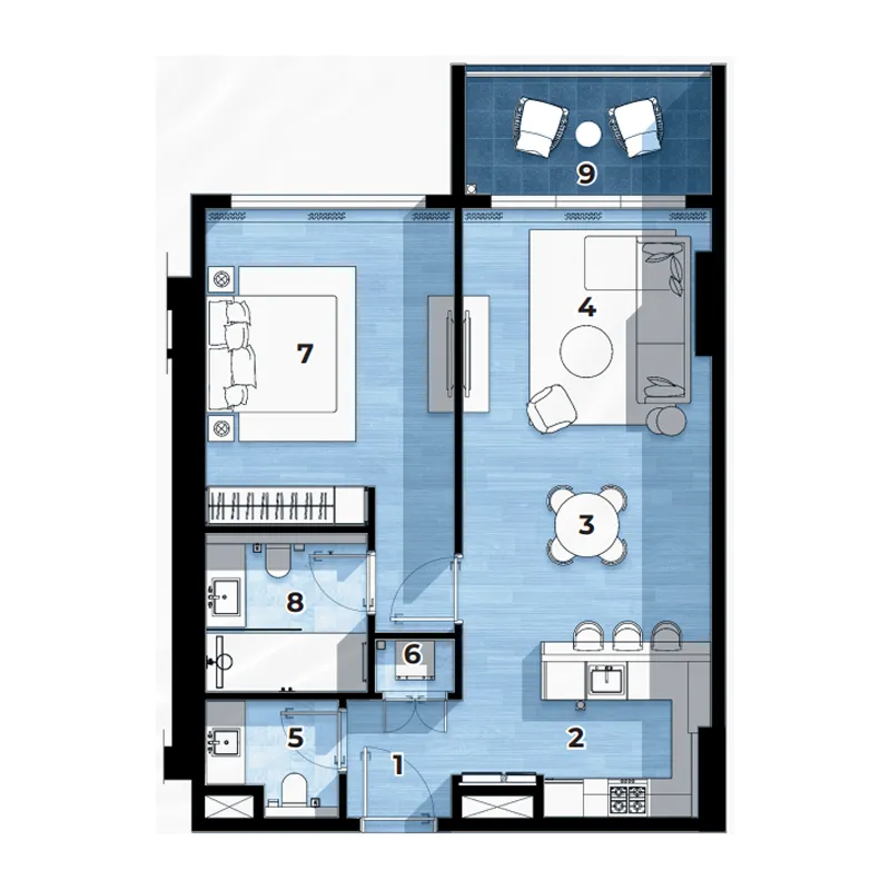 Al Hamra Al Hamra Waterfront floor plan