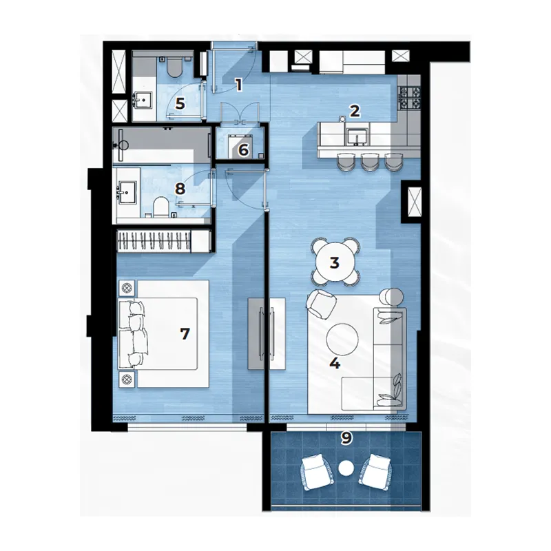 Al Hamra Al Hamra Waterfront floor plan