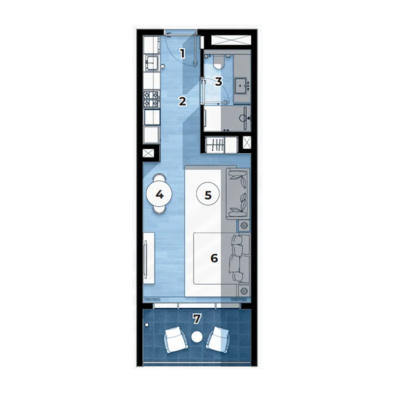 Al Hamra Al Hamra Waterfront floor plan