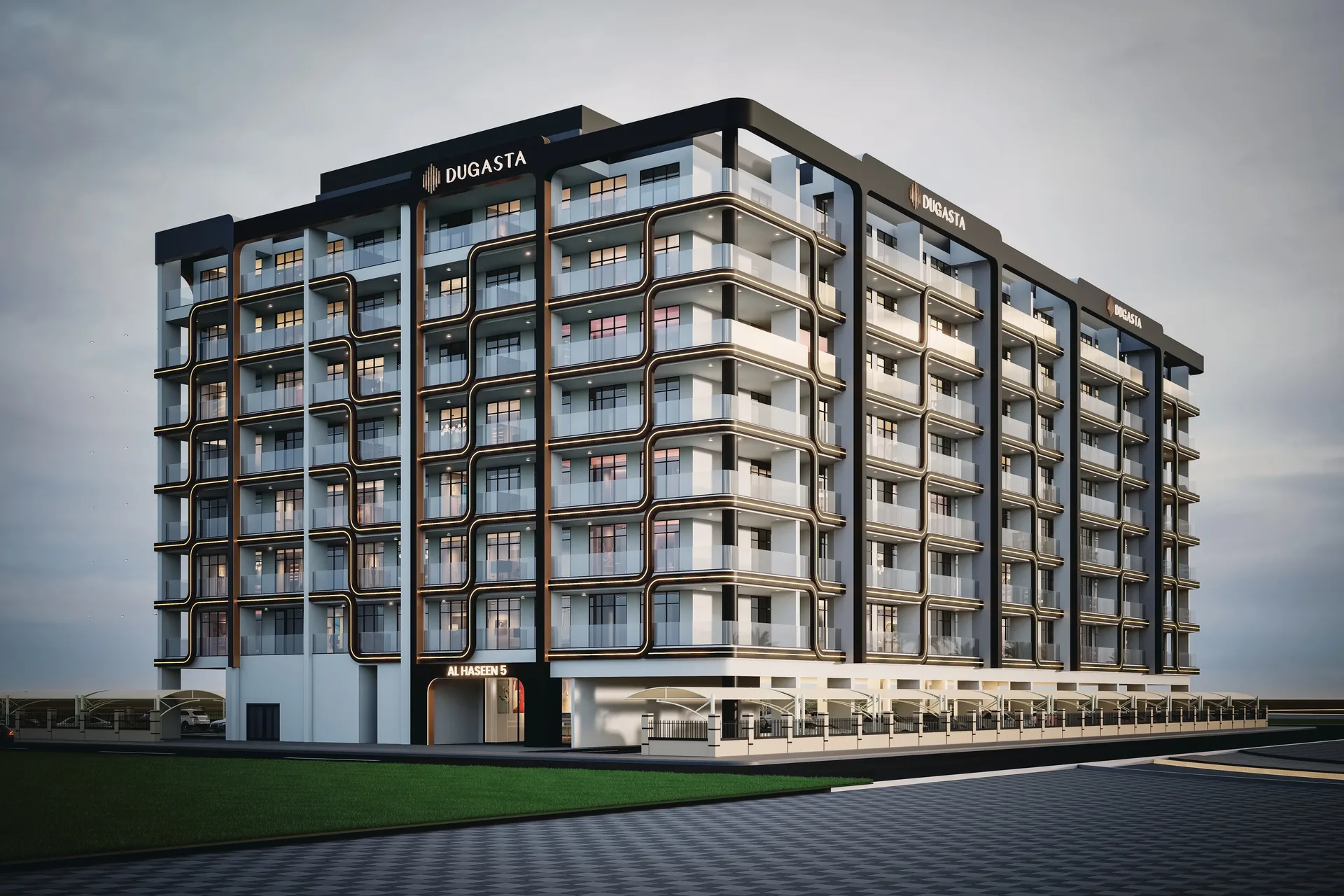 Dugasta Al Haseen Residences 5 Exterior