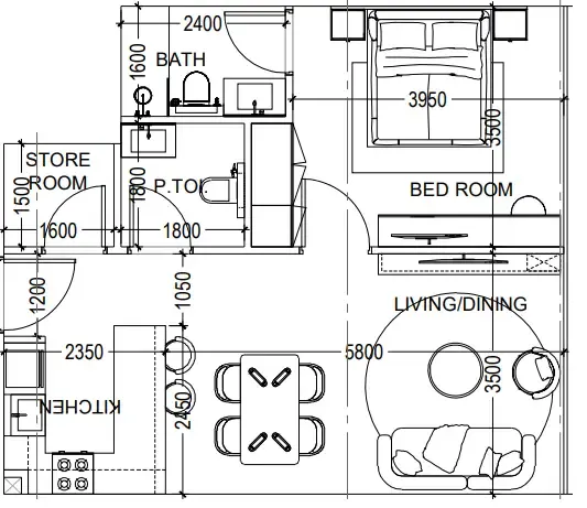 Dugasta Al Haseen Residences 6 floor plan