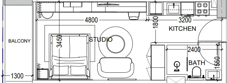 Dugasta Al Haseen Residences 6 floor plan