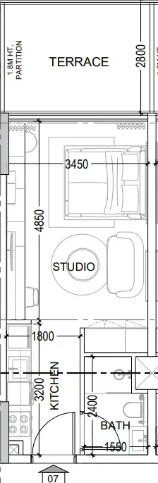 Dugasta Al Haseen Residences 6 floor plan