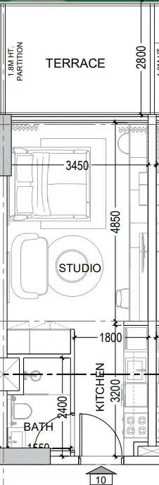 Dugasta Al Haseen Residences 6 floor plan