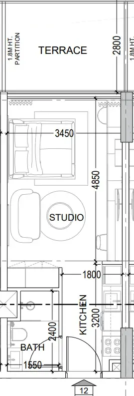 Dugasta Al Haseen Residences 6 floor plan