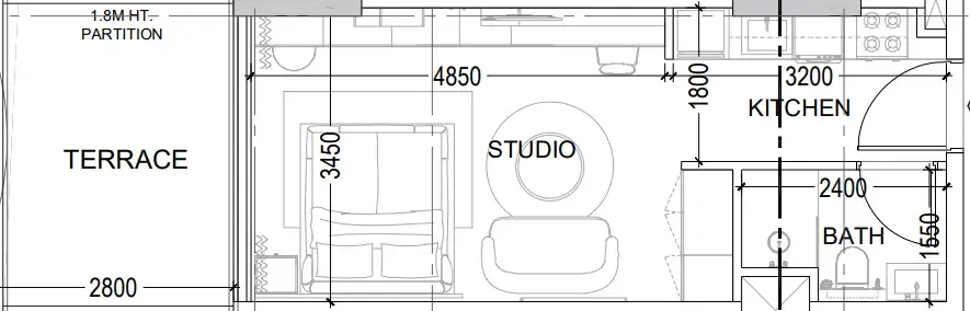 Dugasta Al Haseen Residences 6 floor plan