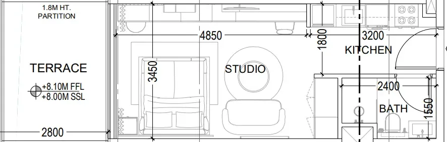 Dugasta Al Haseen Residences 6 floor plan