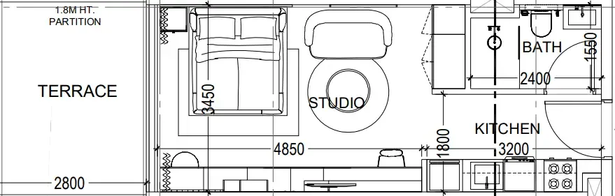 Dugasta Al Haseen Residences 6 floor plan