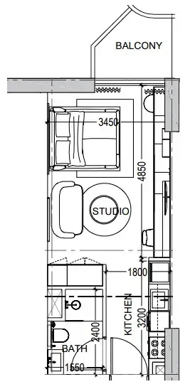Dugasta Al Haseen Residences 6 floor plan