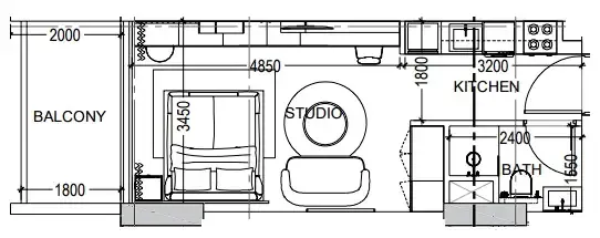 Dugasta Al Haseen Residences 6 floor plan