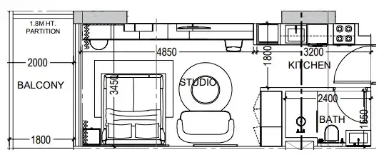 Dugasta Al Haseen Residences 6 floor plan
