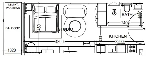 Dugasta Al Haseen Residences 6 floor plan