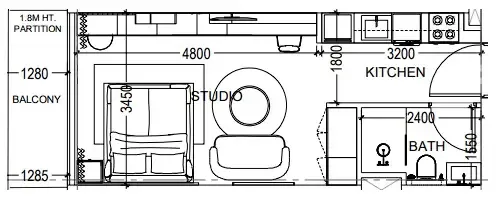 Dugasta Al Haseen Residences 6 floor plan
