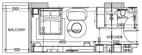 Dugasta Al Haseen Residences 6 floor plan