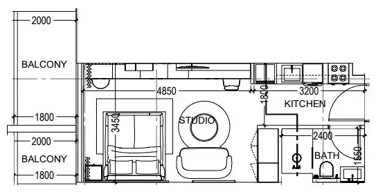 Dugasta Al Haseen Residences 6 floor plan