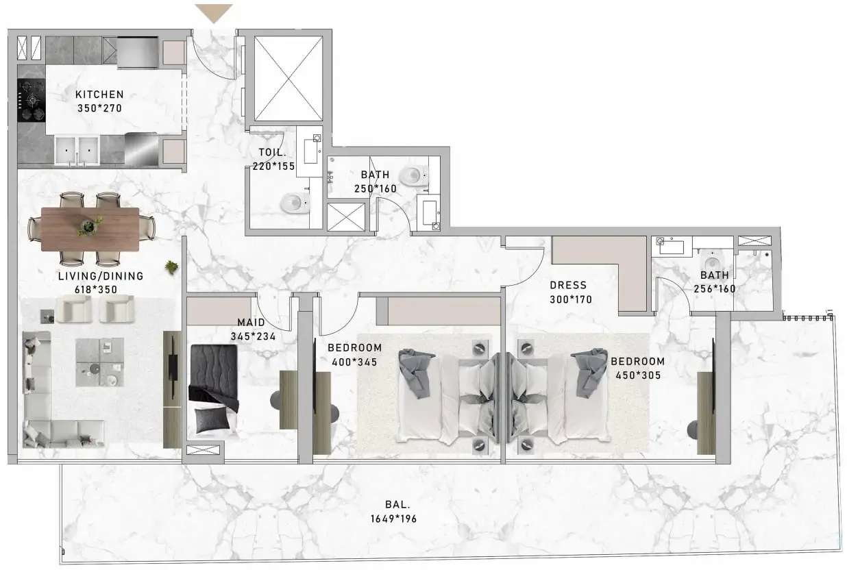 Asak Real Estate Development Al Serh Residences 11 floor plan