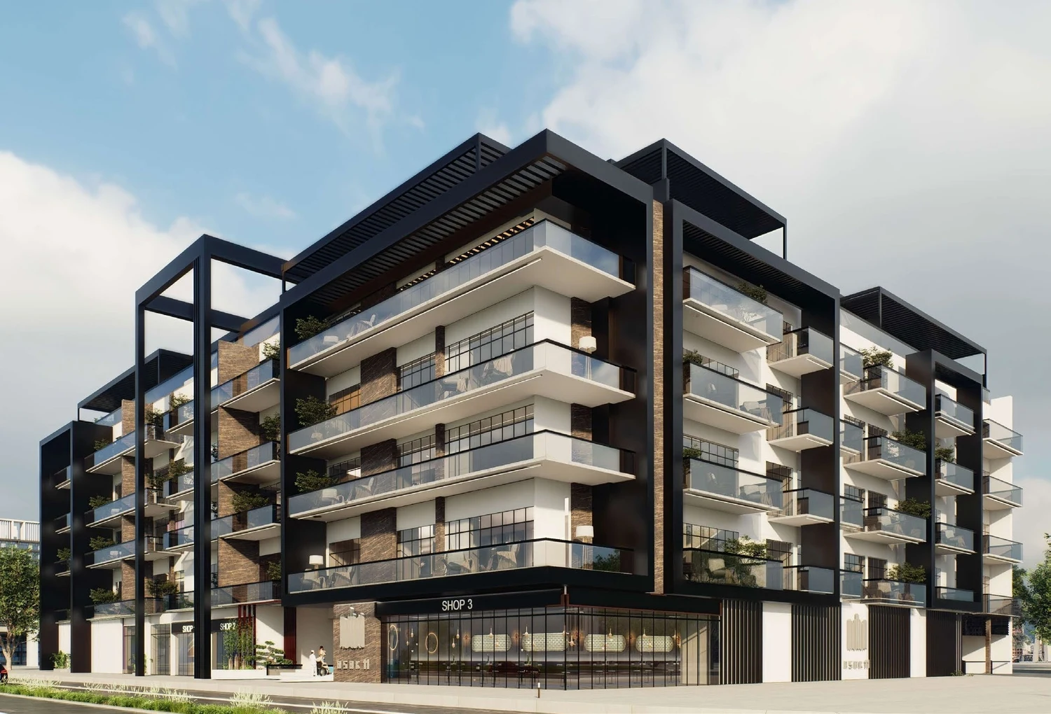 al serh residences 11 jvc jumeirah village circle dubai project exterior Exterior at Al Serh Residences 11 in JVC (Jumeirah Village Circle) Dubai