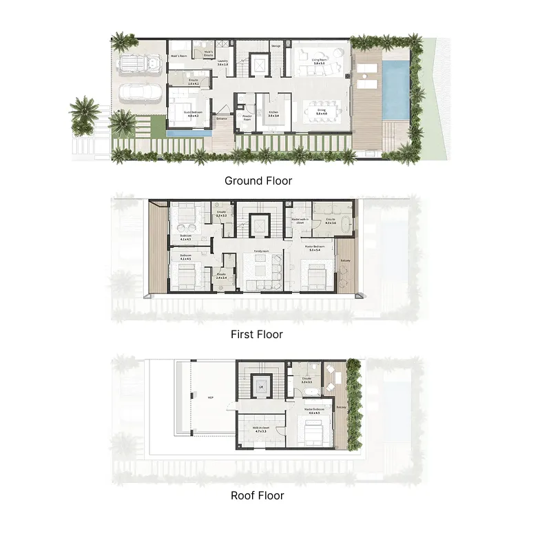 Ajmal Makan Al Thuraya Island floor plan