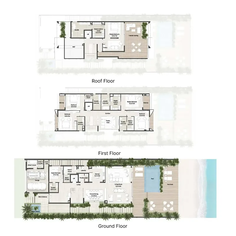 Ajmal Makan Al Thuraya Island floor plan