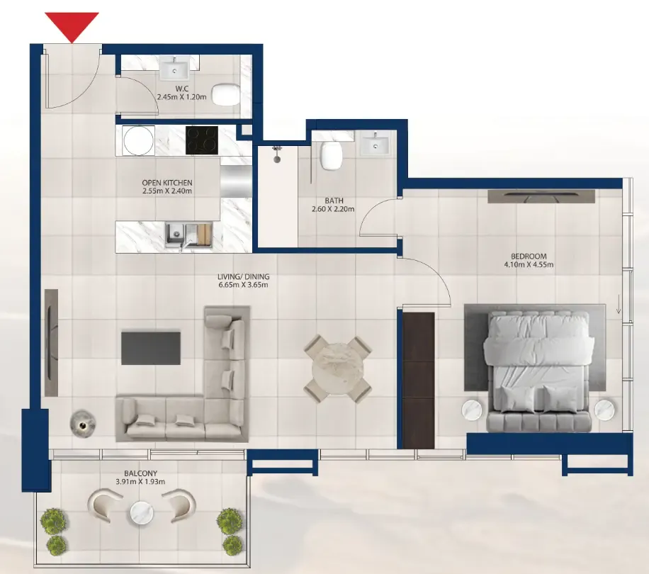 Dubai Investments Real Estate Al Vista floor plan