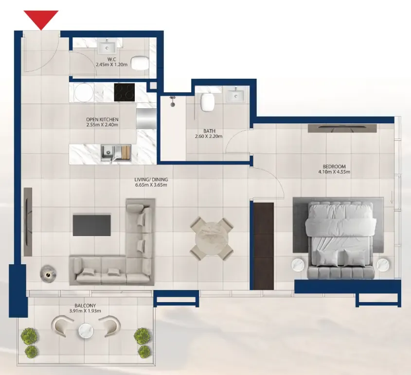 Dubai Investments Real Estate Al Vista floor plan