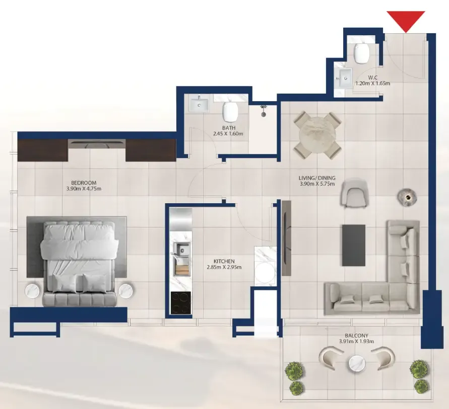 Dubai Investments Real Estate Al Vista floor plan