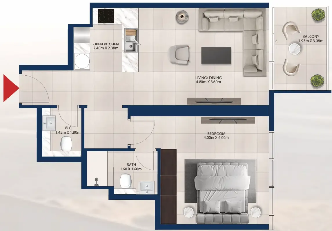 Dubai Investments Real Estate Al Vista floor plan