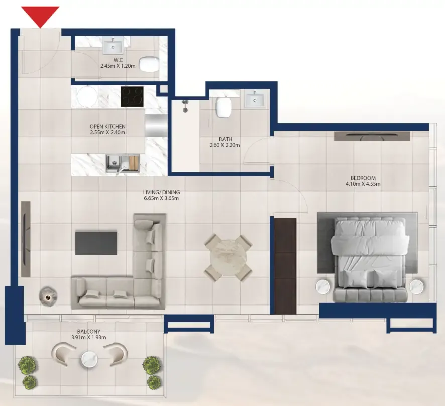 Dubai Investments Real Estate Al Vista floor plan