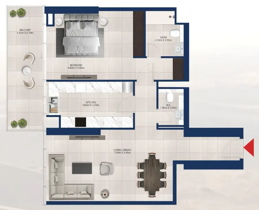 Dubai Investments Real Estate Al Vista floor plan