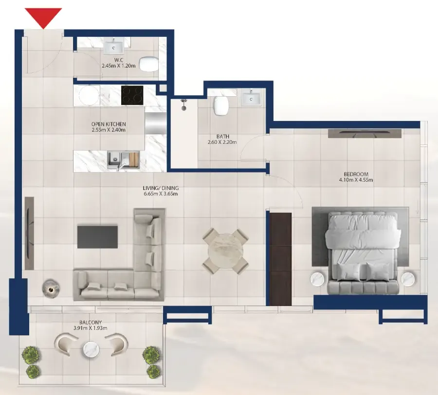 Dubai Investments Real Estate Al Vista floor plan