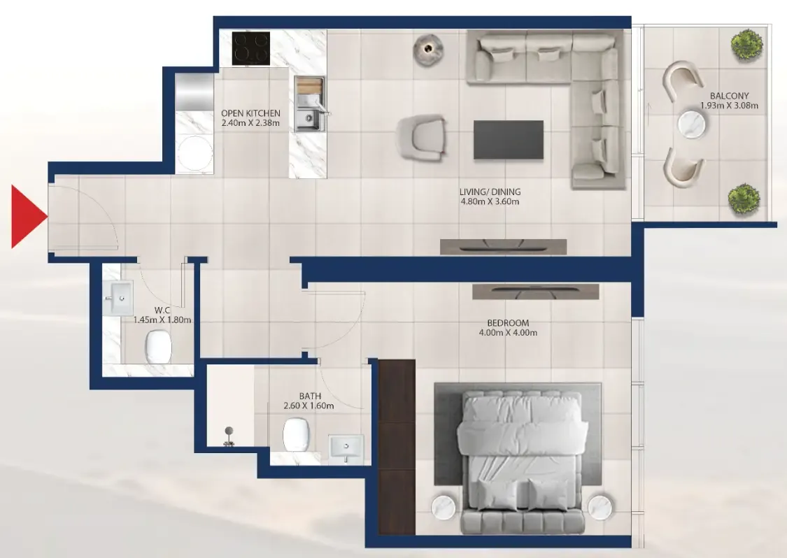 Dubai Investments Real Estate Al Vista floor plan