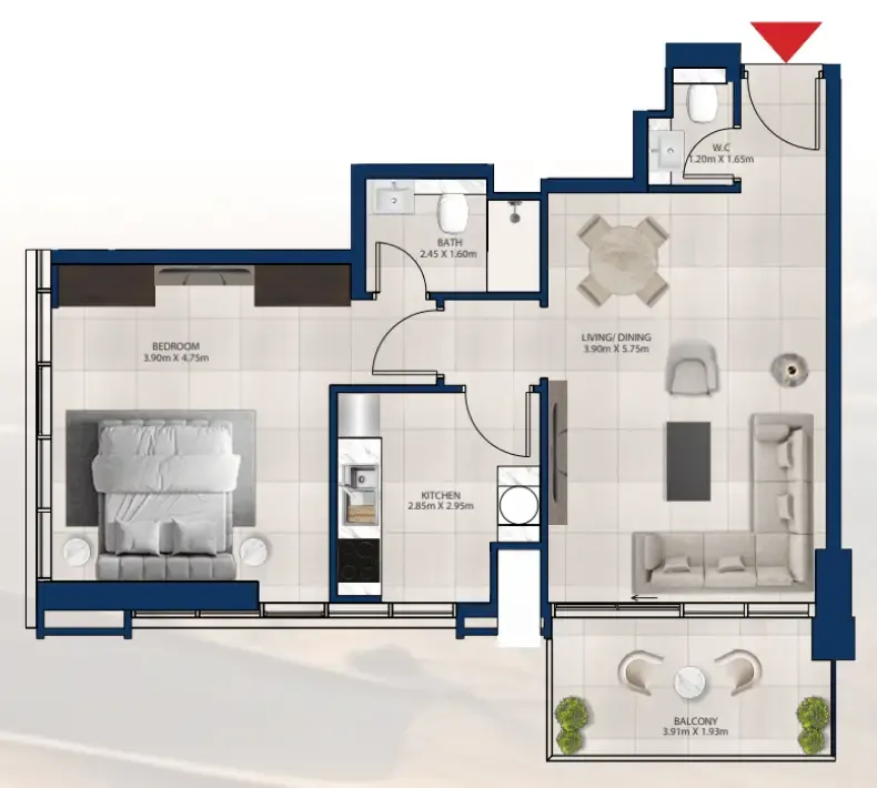 Dubai Investments Real Estate Al Vista floor plan