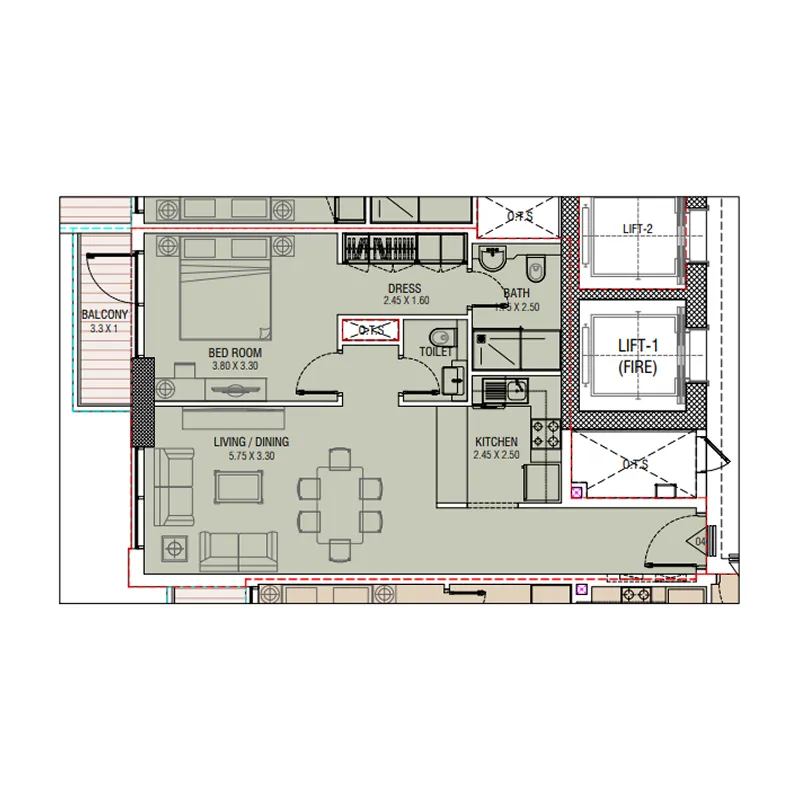 Al Waleed Al Waleed W.S 1 floor plan