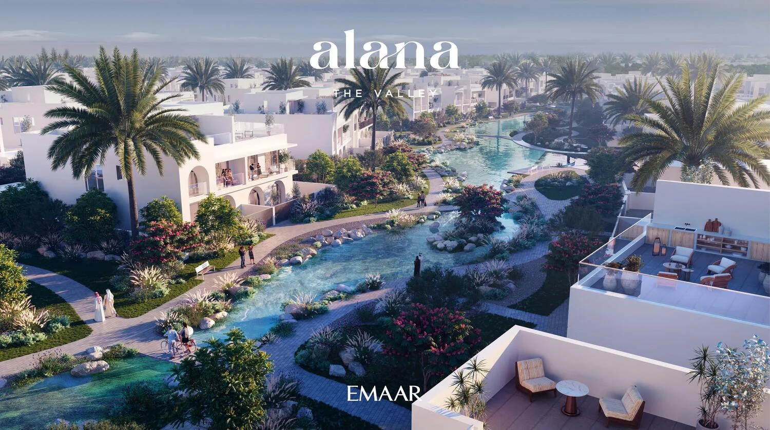 Alana waterfront homes in The Valley, Dubai